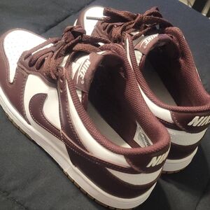 Nike Chocolate and White Sneakers
